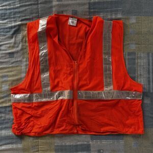 ML Kishigo Orange Sleeveless Reflective Safety Vest Size 4X